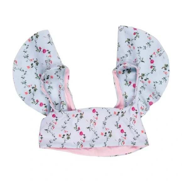 Hill House Floral top - Pink and White